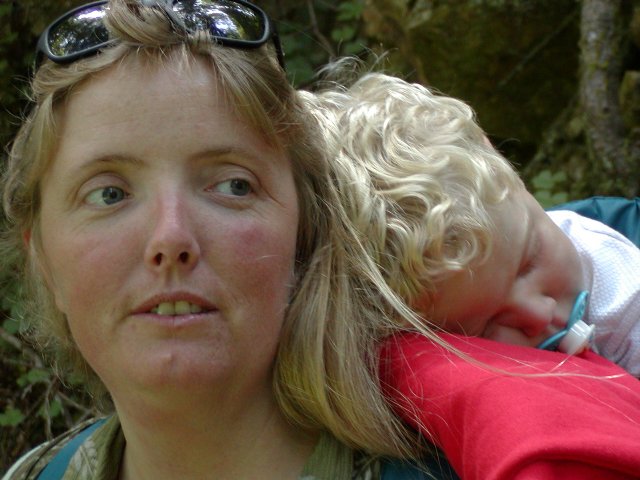 Sleepy hiker