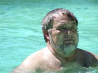 Richard swimming