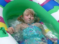 Sara underwater