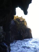 In the cave