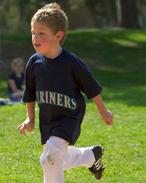 Timothy runs home