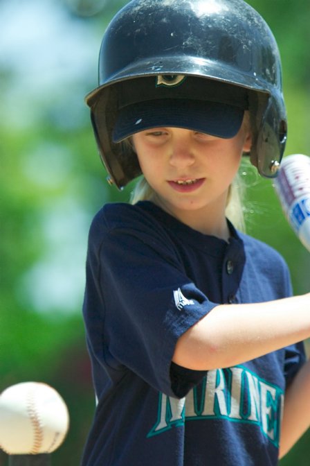 Kiley at bat