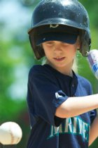 Kiley at bat