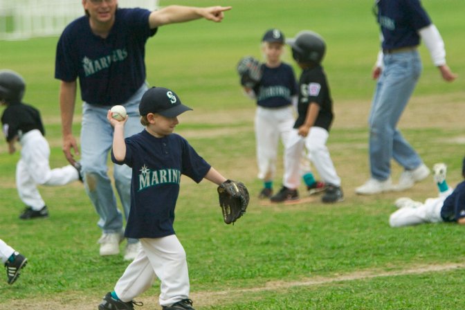 Throw it to first!