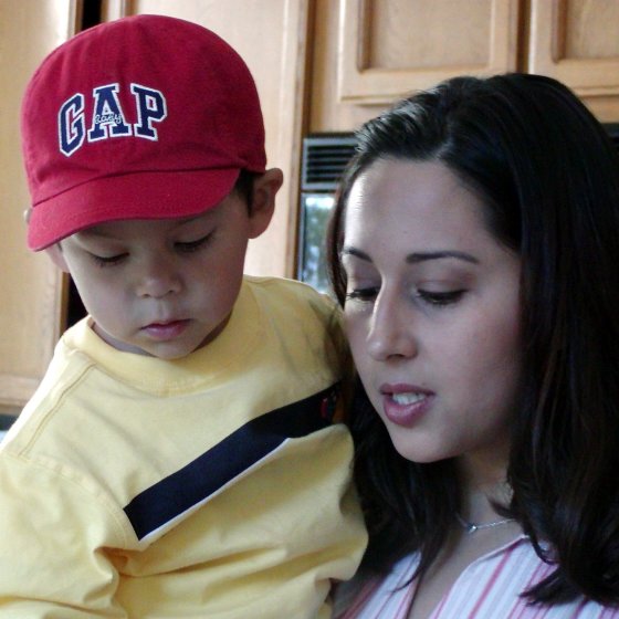 Nate with his mom