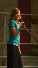 Haley singing What Is This Feeling?
