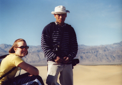 Laurel and Khoi on the Dunes